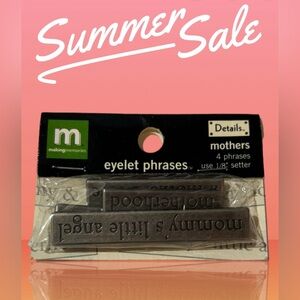 NEW Mothers Eyelet Phrases
